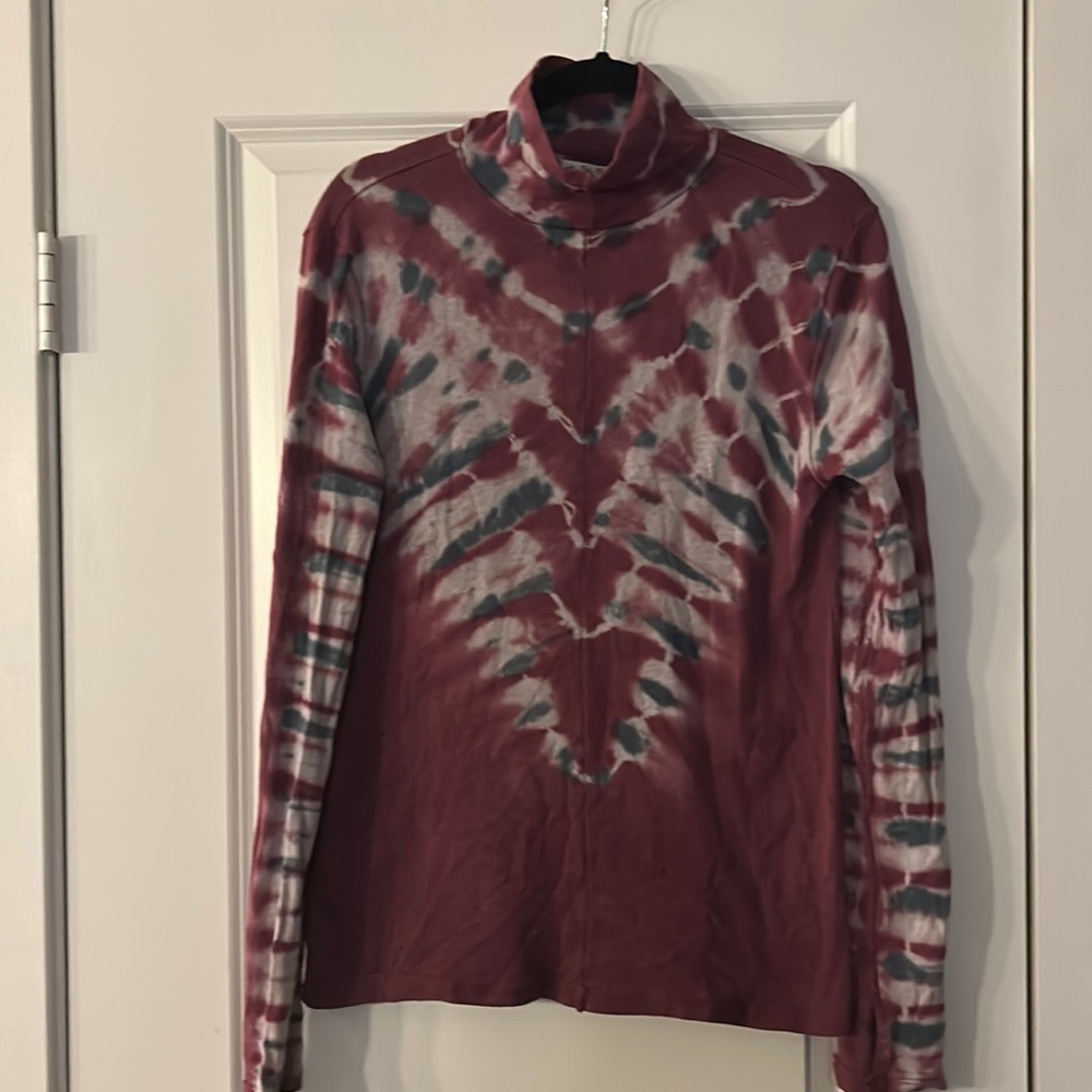 FREE PEOPLE MOCK NEW COTTON SHIRT GORGEOUS COLORS